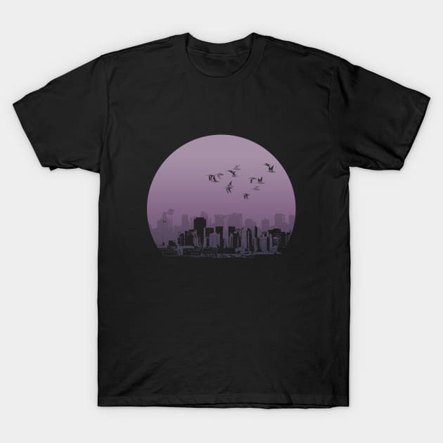 Cityscape T-Shirt by Sinmara